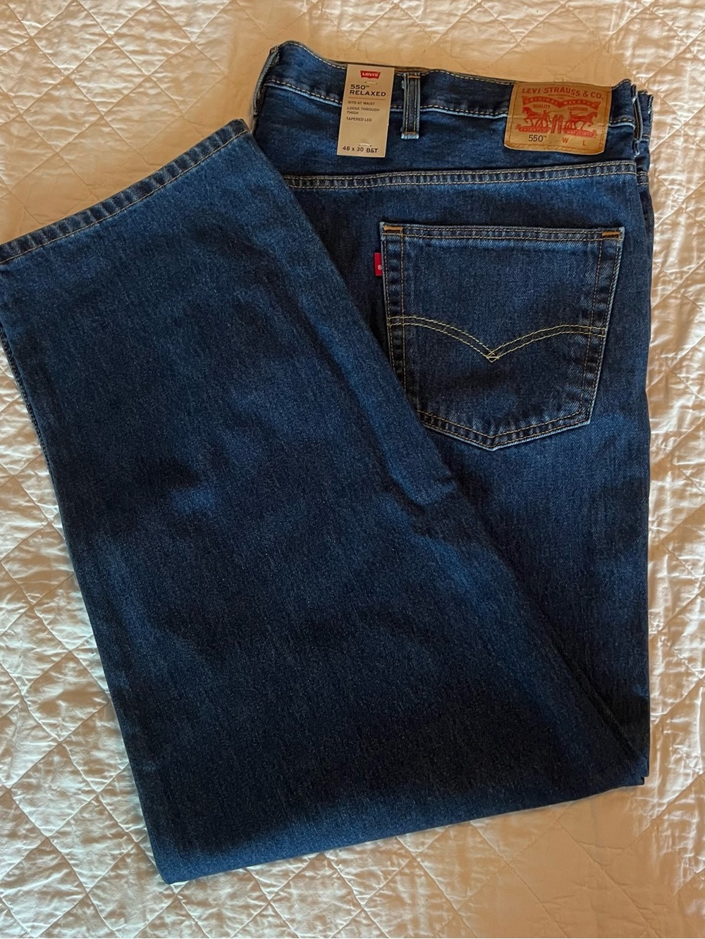 Levi's Relaxed Fit Men's Jeans in Dark Blue Denim